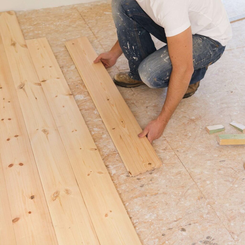 木地板, 木地板安裝 -pic01