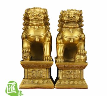 黃銅北京獅子
