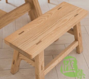 北歐原木色實木餐椅
