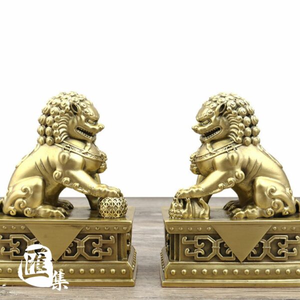 銅獅子風水, 北京獅, 銅獅2803013