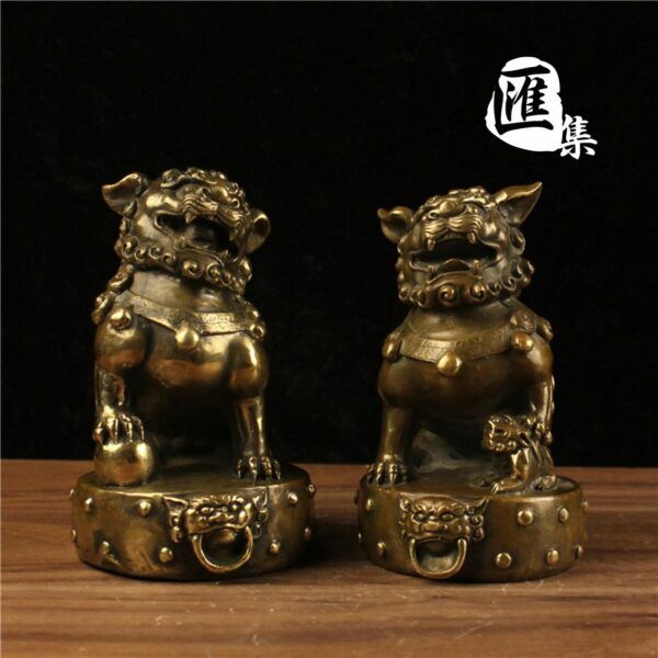 銅獅子風水, 北京獅, 銅獅2803102