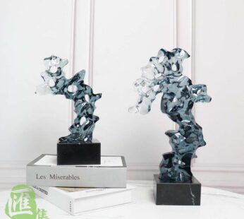 透明太湖石雕塑創意擺件