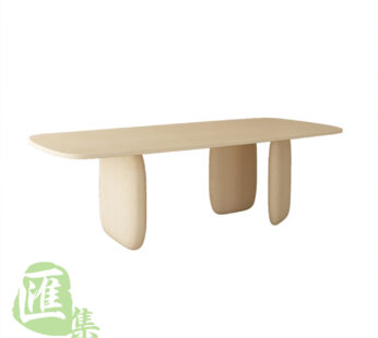 北歐簡約創意設計實木餐桌