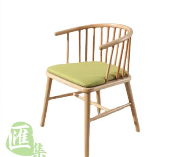 日式陽臺溫莎全實木餐椅