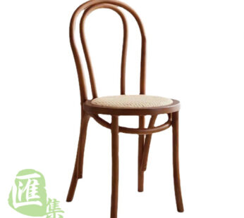 美式復古靠背實木餐椅