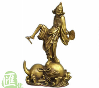 銅活佛濟公神像